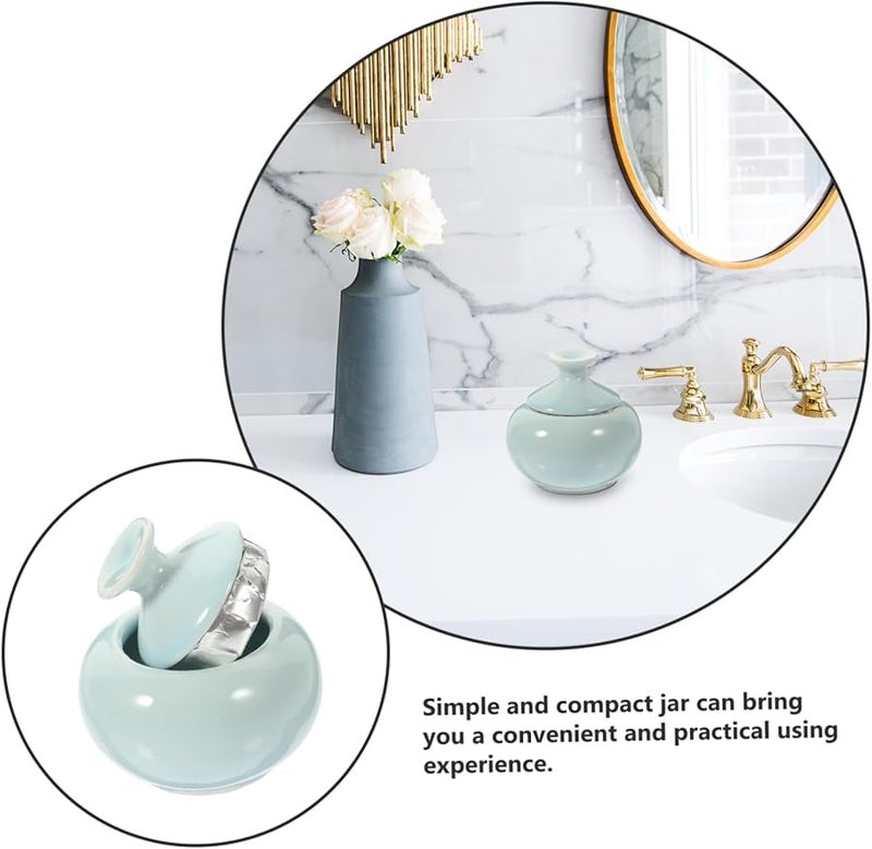Ceramic Travel Jars With Lids For Toiletries Cosmetics Storage Face Cream Sample Containers - Image 5